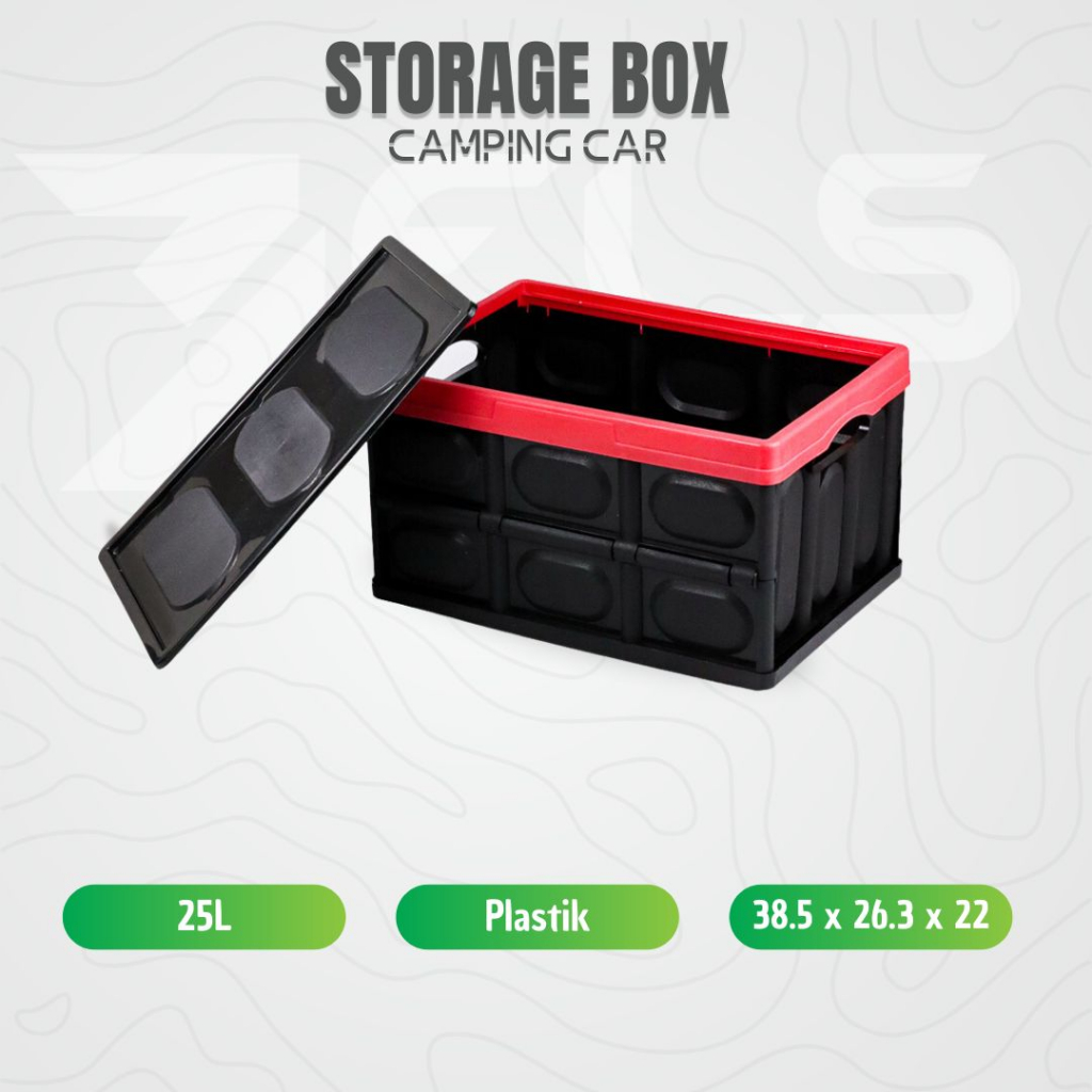 Kotak Penyimpanan Camping Bagasi Mobil Lipat Car Storage Box