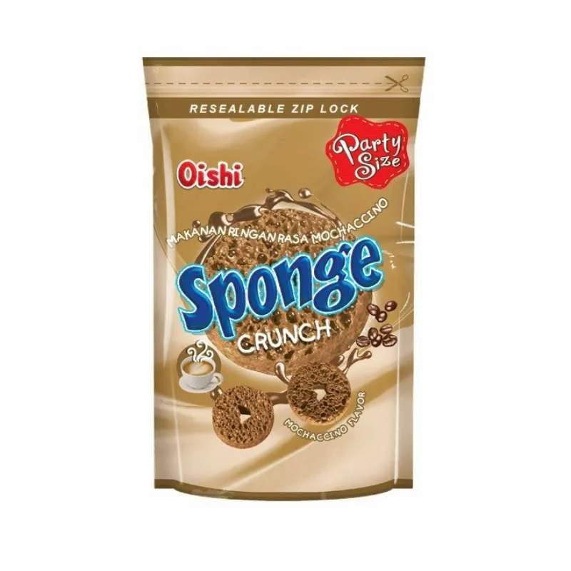 

SNACK OISHI SPONGE CRUNCH MOCHACCINO FLAVOR 100 GRAM