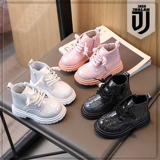 Sepatu Boots SPARKLE Tali Anak usia 1 2 3 4 5 tahun  / Sepatu Boots Fashion Anak Laki Laki Perempuan