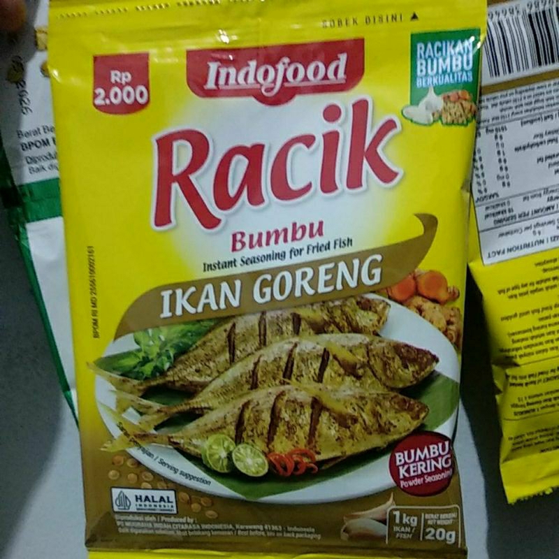 

Racik Bumbu ikan goreng rencengan 20gr @10pcs