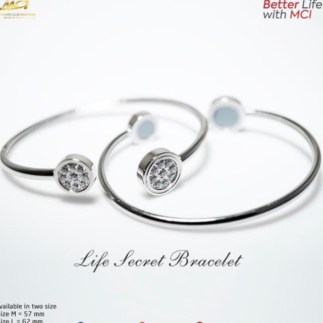 GELANG KESEHATAN / GELANG MCI / GELANG KESEHATAN MCI ASLI LIFE SCREAT BRACELET ASLI MCI GERMANIUM