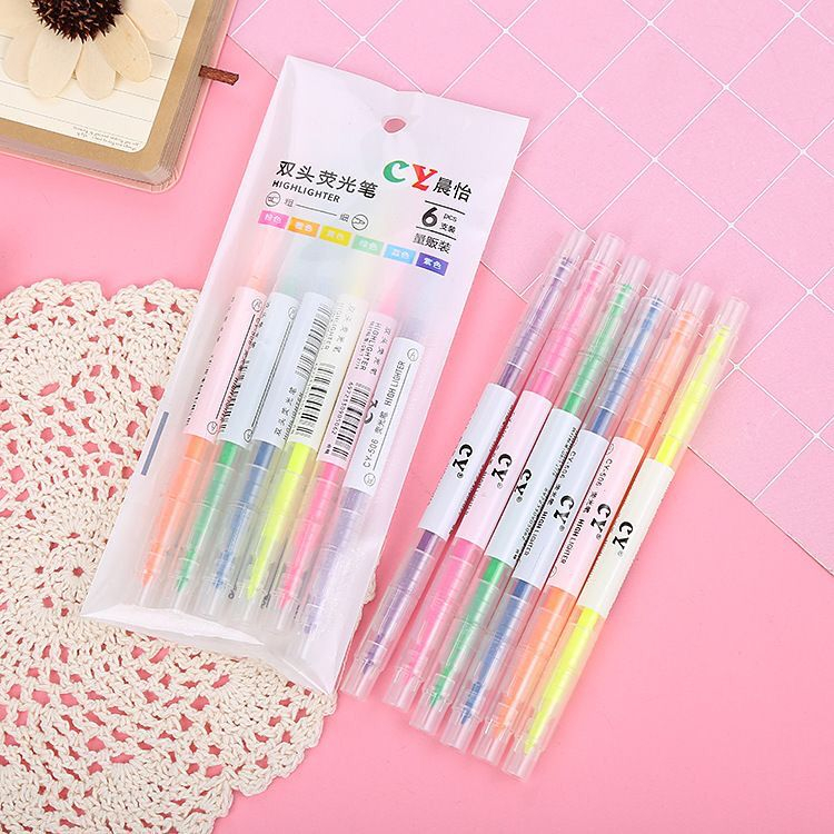 

Highlighter Stabilo 6in1 Pensil Spidol Warna Warni 2 Sisi Jurnal Diary
