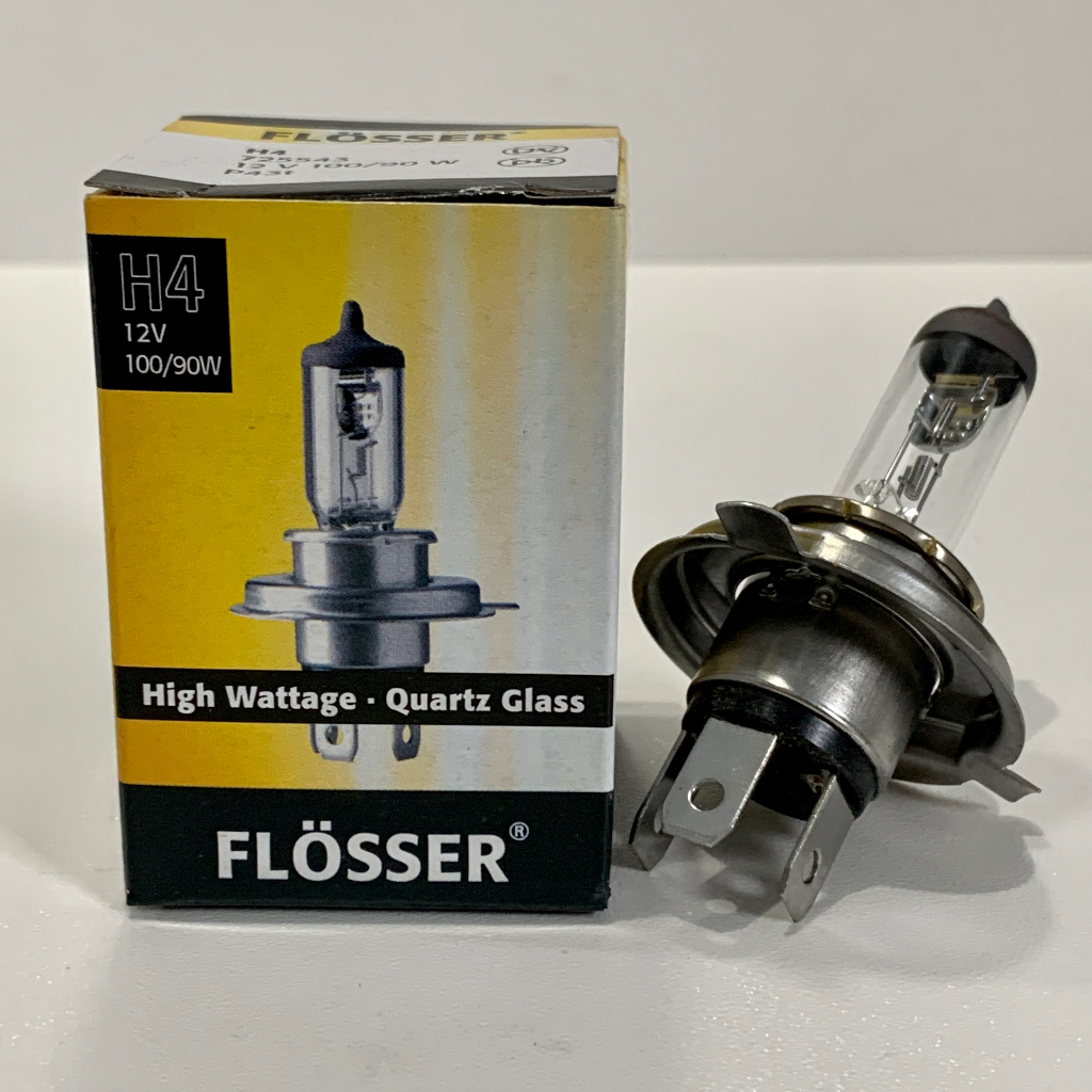 Lampu Dop LED Flosser H4 Mobil 12V 100/90 130/100 W Germany