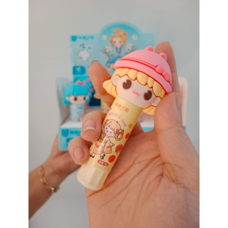 

Glue Stick Kertas Lem Glue Cute Girl Lem Kertas Lem Stik Batangan Super Lucu Peralatan Sekolah