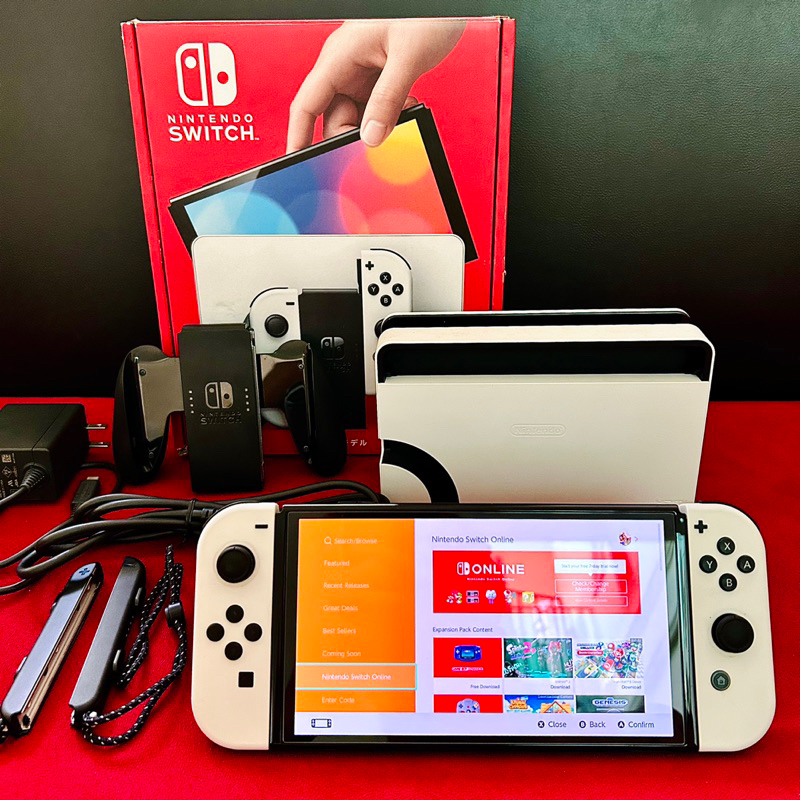 Nintendo Switch Oled Second Original Warna Putih White murah ori asli nitendo switch nintendoswitch 