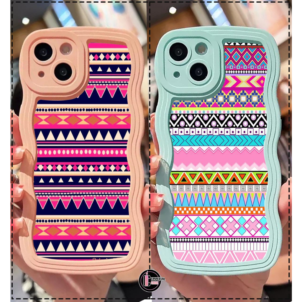 CUSTOM SOFTCASE SILIKON GELOMBANG WAVY CUSTOM ZIGZAG FOR OPPO VIVO SAMSUNG REALME XIAOMI IPHONE INFI