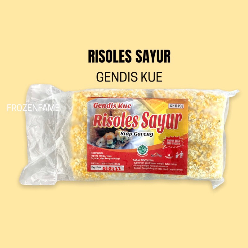 

RISOL SAYUR wajib ambil di store