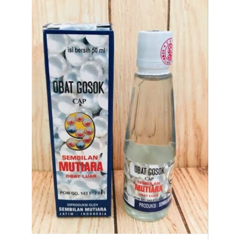 Minyak gosok 9 mutiara 50 ml/minyak mutiara/minyak gosok