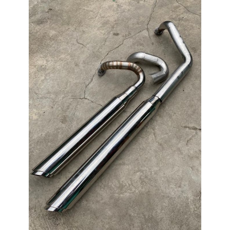 Knalpot Custom Motor Sm Sport V16 Suara blar blar