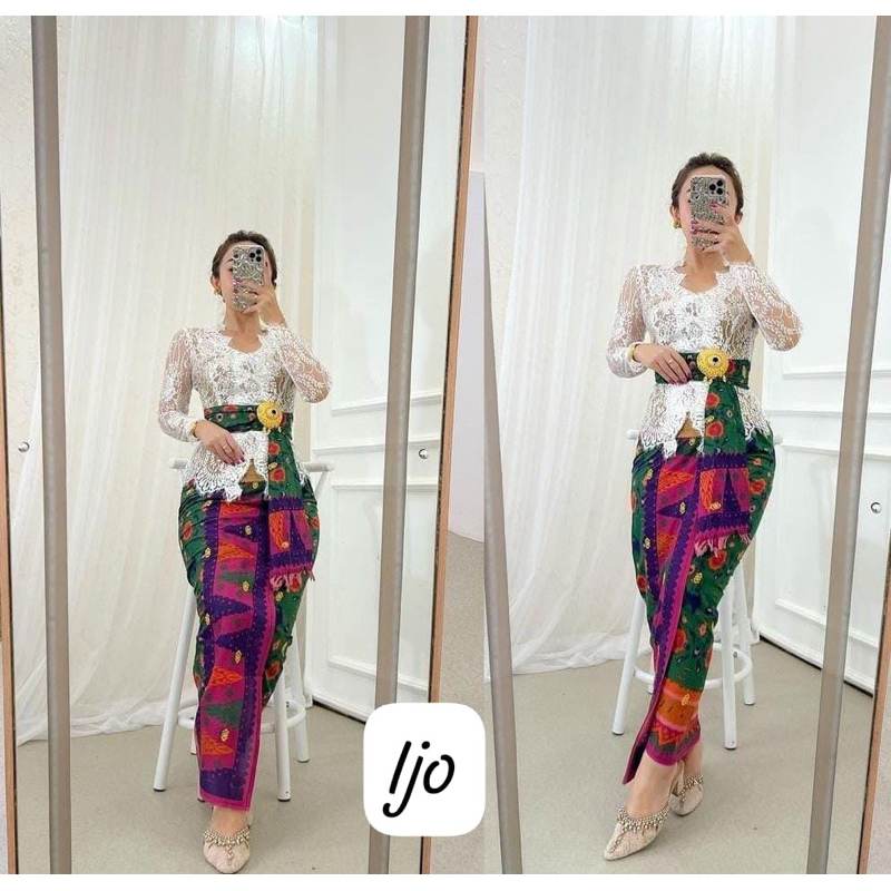 Kamen Selendang Katun Endek Palembang(Bukan rok)