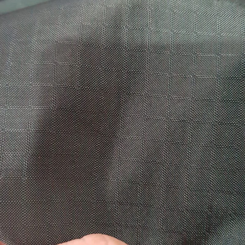 C26 KAIN FURING MOTIF KOTAK2 / KAIN FURING RIPSTOP WARNA HIJAU TUA FURING JAKET FURING CELANA FURING