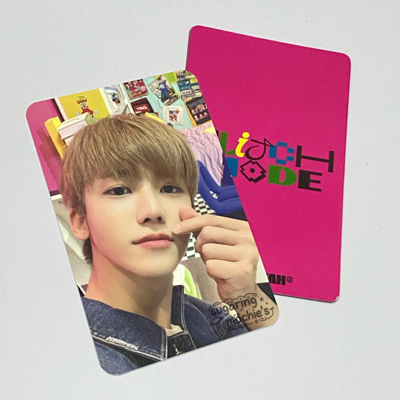 PC Photocard NCT DREAM JAEMIN tattoo sticker glimo
