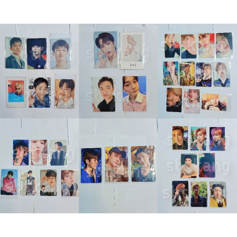 PC Photocard Sehun Merch Baekhyun EXO Official