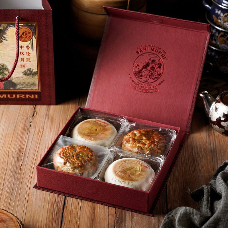 Mooncake Kue Bulan Tiong Ciu Pia Moon Cake Pia Sari Murni Surabaya