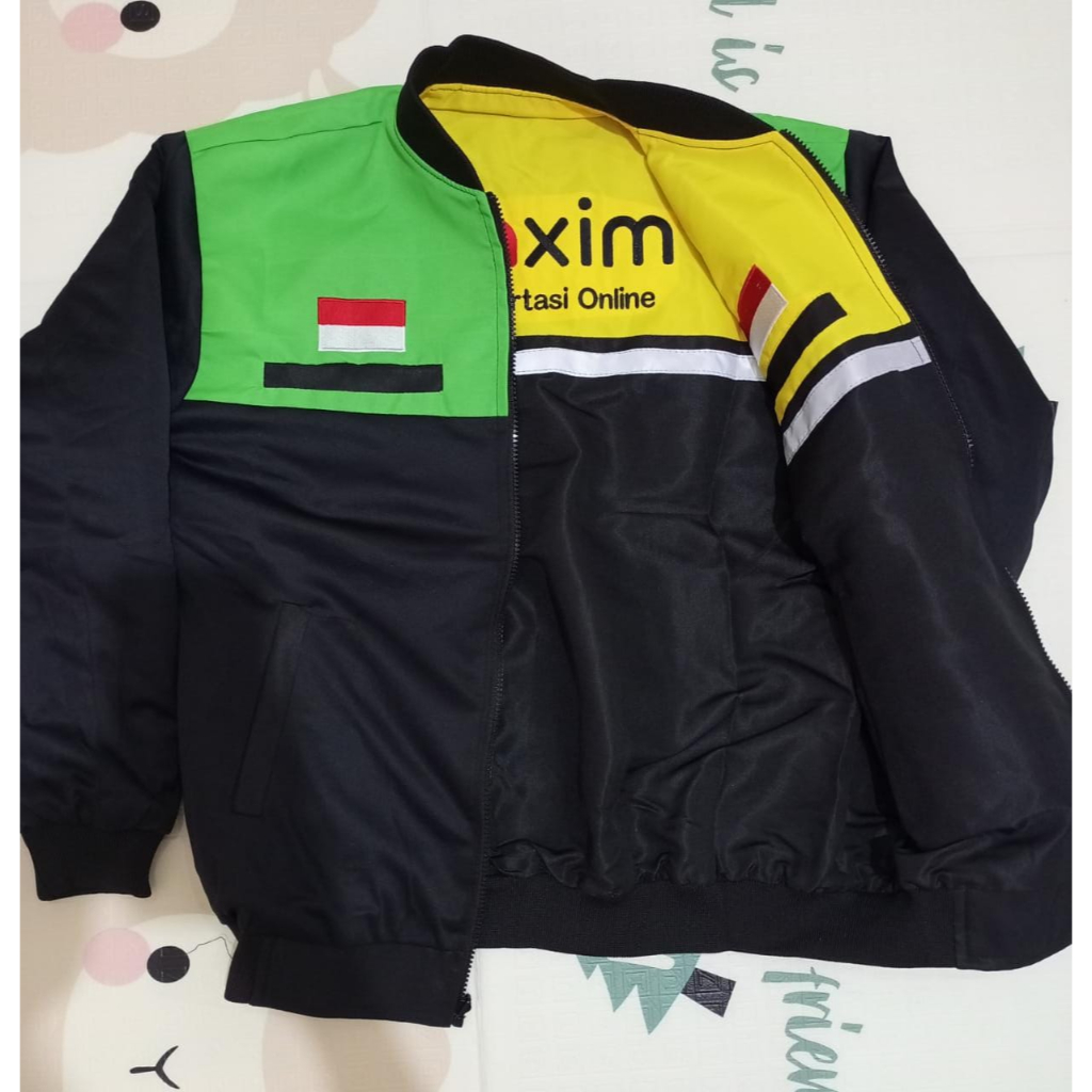 JAKET MAXIM GOJEK HITAM / JAKET GOJEK MAXIM