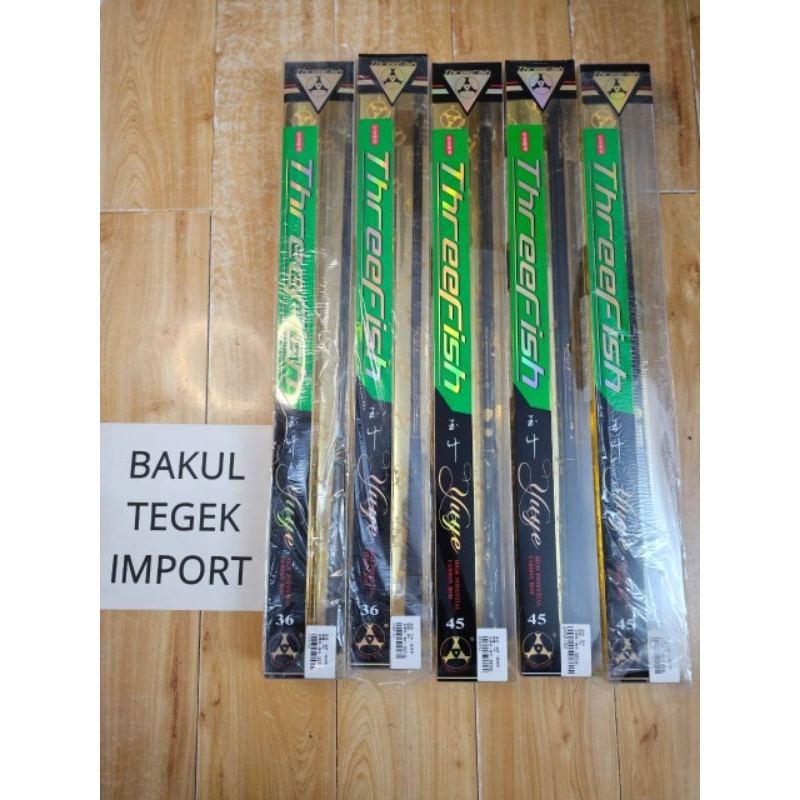 tegek threefish yuye action medium , ruas 62cm ringan