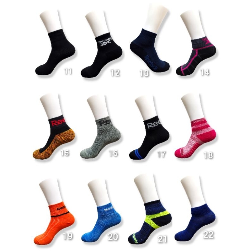 Reebok Crew PART 2  Kaos Kaki Branded Original Crew Socks Atas Mata Kaki Unisex Casual Pria Wanita K