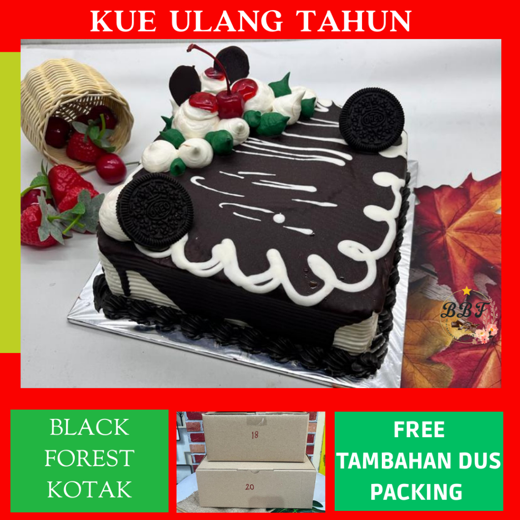 

Kue Ulang Tahun / Blackforest / Kue Ultah / Birthday Cake / Cake ulang Tahun / Cake Ultah