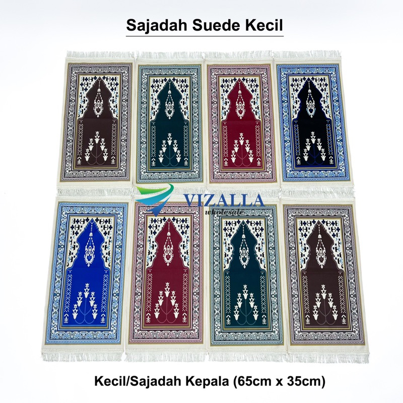 Sajadah Suede Kecil/ 65*35 Sajadah Kanebo Tipis/ Grosir Sajadah