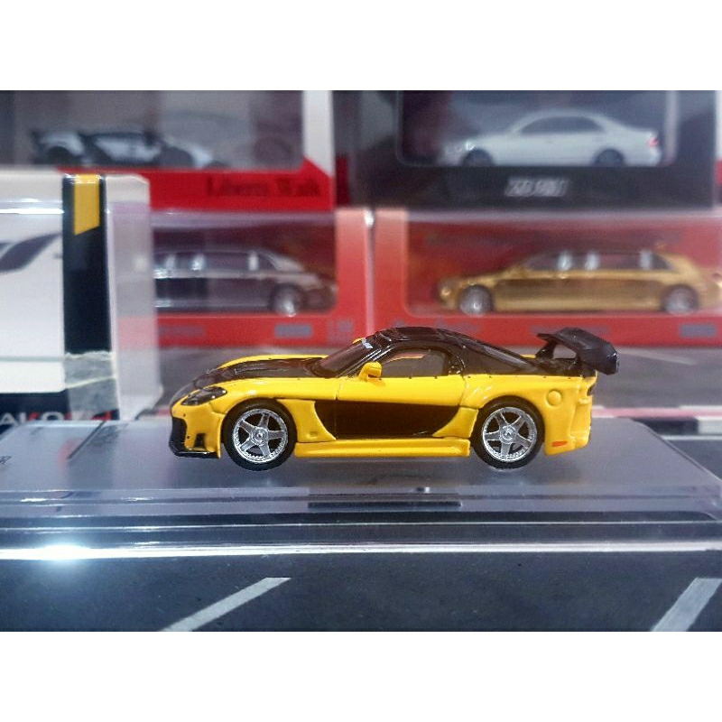 Diecasr Peako Veilside Mazda Rx7 RX 7 Han Yellow