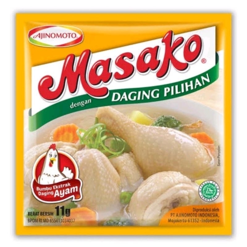 

Masako Bumbu Masak Rasa Daging Ayam 1 Renceng 10pcs