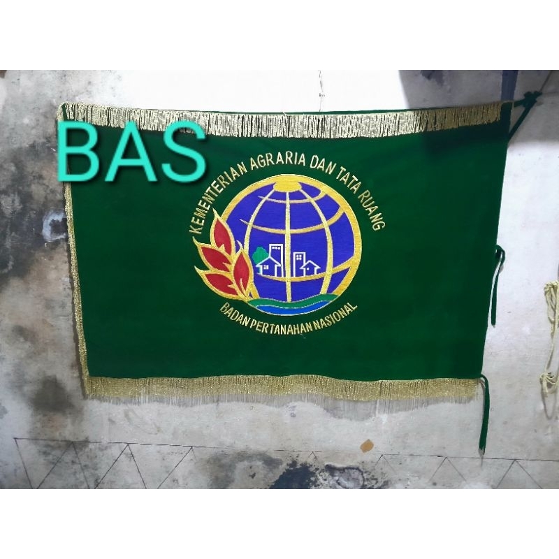 BENDERA PATAKA BPN/BENDERA BORDIR/BENDERA CUSTOM