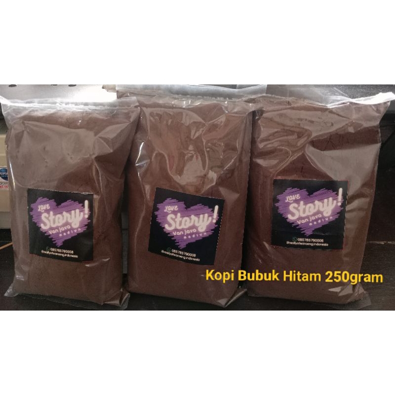 

Kopi Bubuk Hitam 200gram