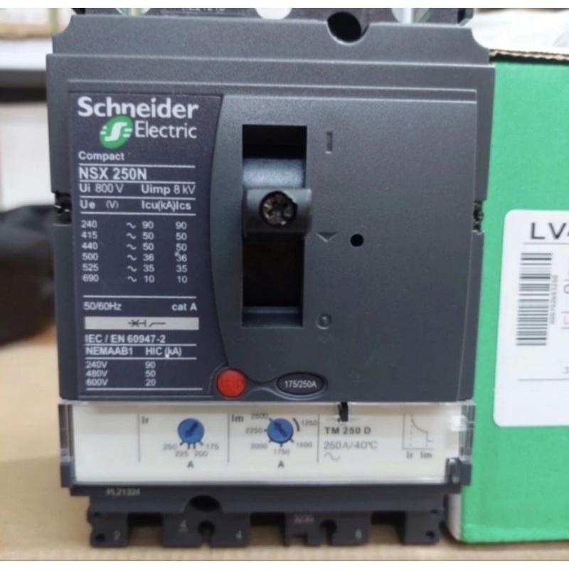 MCCB SCHNEIDER NSX 250N 3p 250A 50KA
