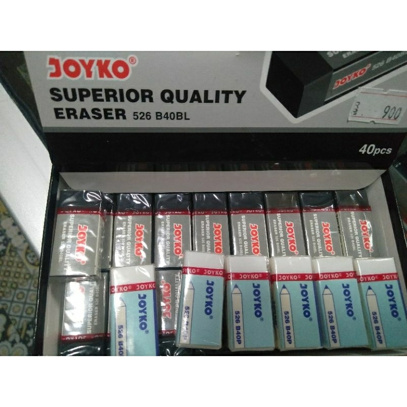

(Hitam/Putih)Eraser / penghapus joyko 526-B40BL