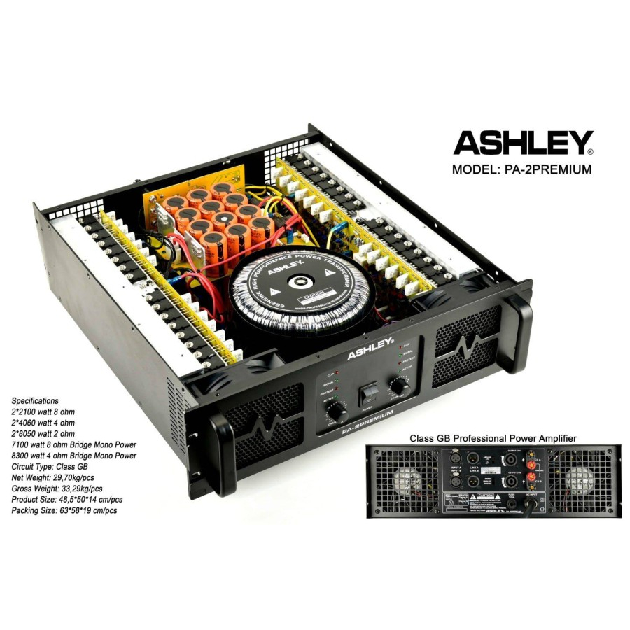 POWER AMPLIFIER ASHLEY PA2 PREMIUM PA2PREMIUM