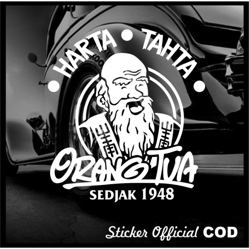 sticker harta tahta demi orang tua