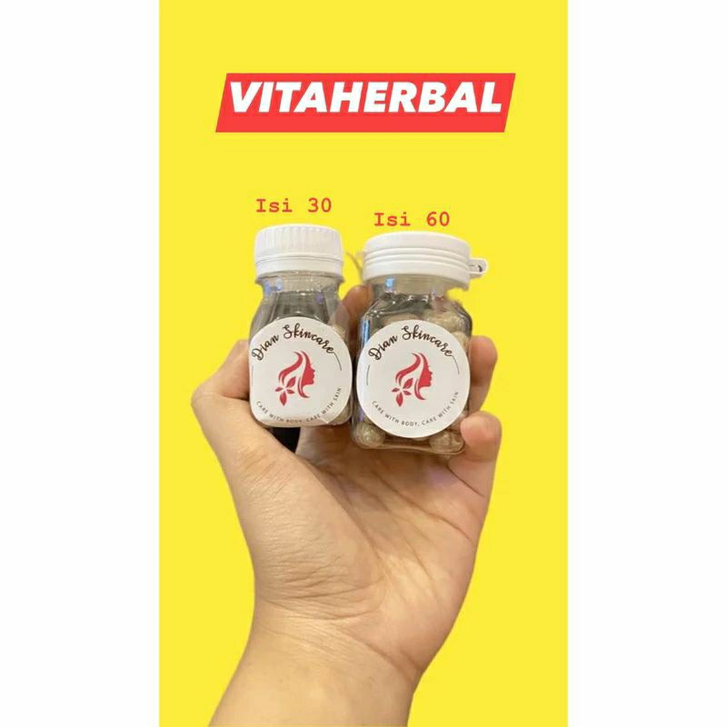 VITA HERBAL vitamin penggemuk badan murah kapsul penggemuk viral ica erisa Vitaherbal