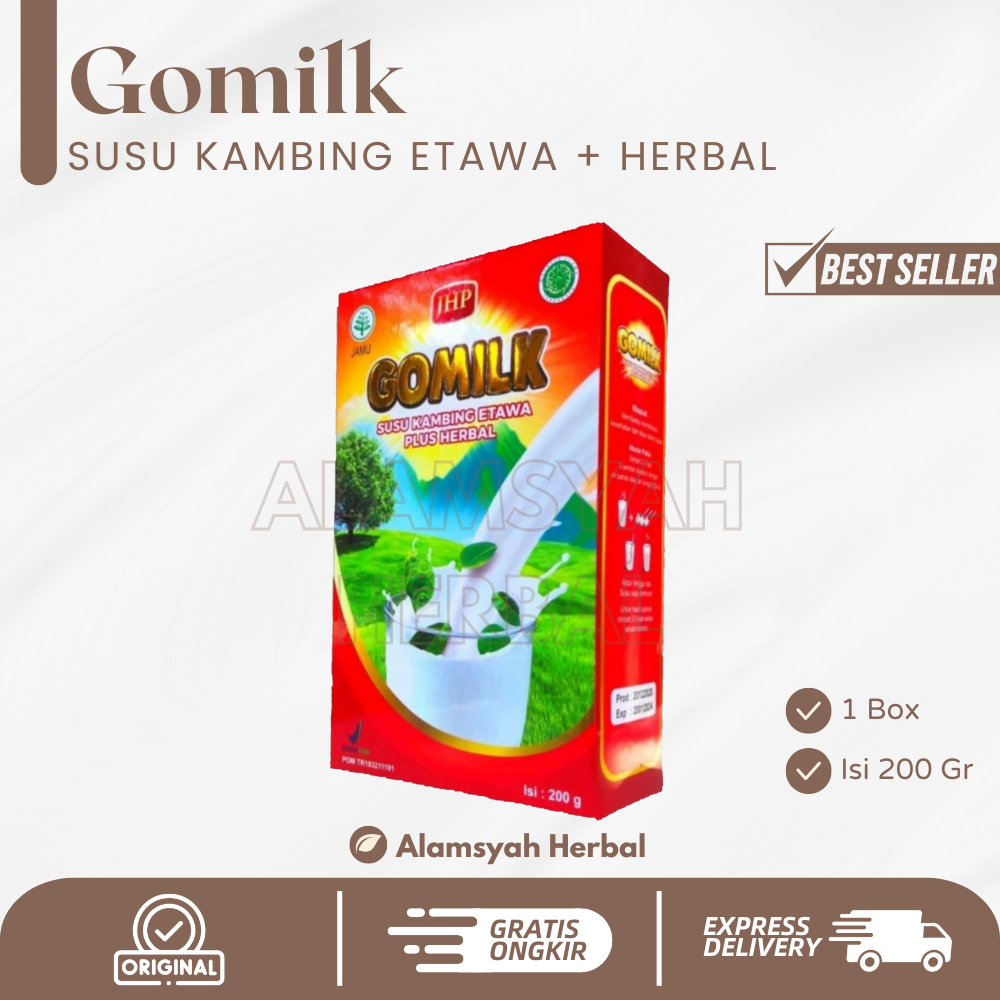 

Gomilk | Susu Kambing Etawa / Susu Kambing Gomilk Plus Herbal Menstabilkan Kolesterol & Darah Tinggi