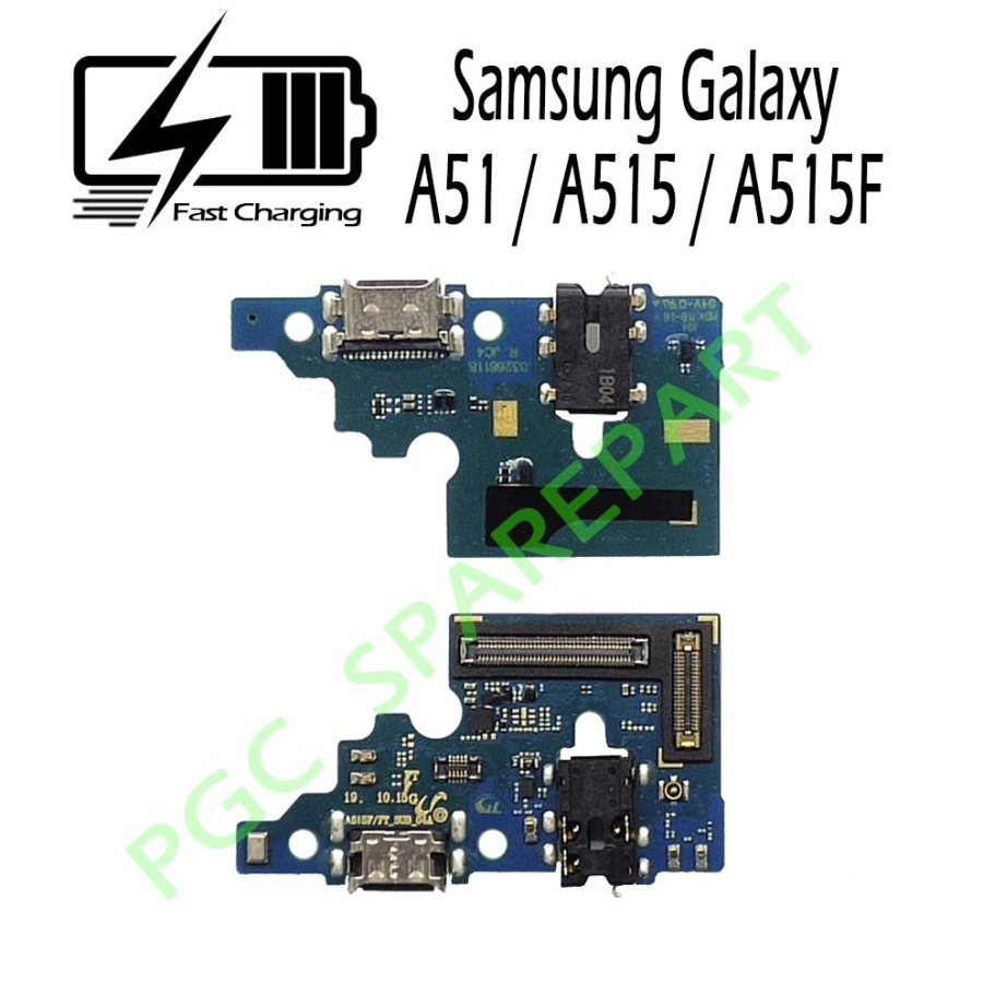 Fast Charging Papan Cas Konektor Charger Samsung A51 4G A515 A515F