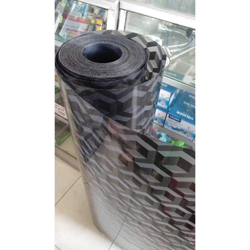 Fiber Pagar 3D KUBUS Hitam