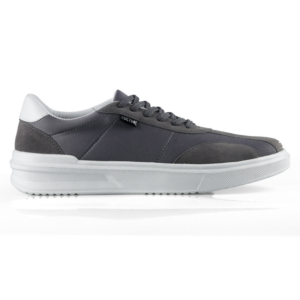 NOCTUR - Levin Gray - Sepatu Pria Casual Abu R-017