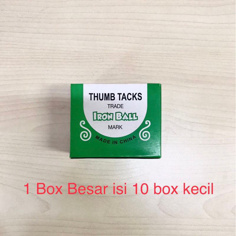 

Paku Payung Murah / Thumb Thacks (1 Box isi 10 kotak)