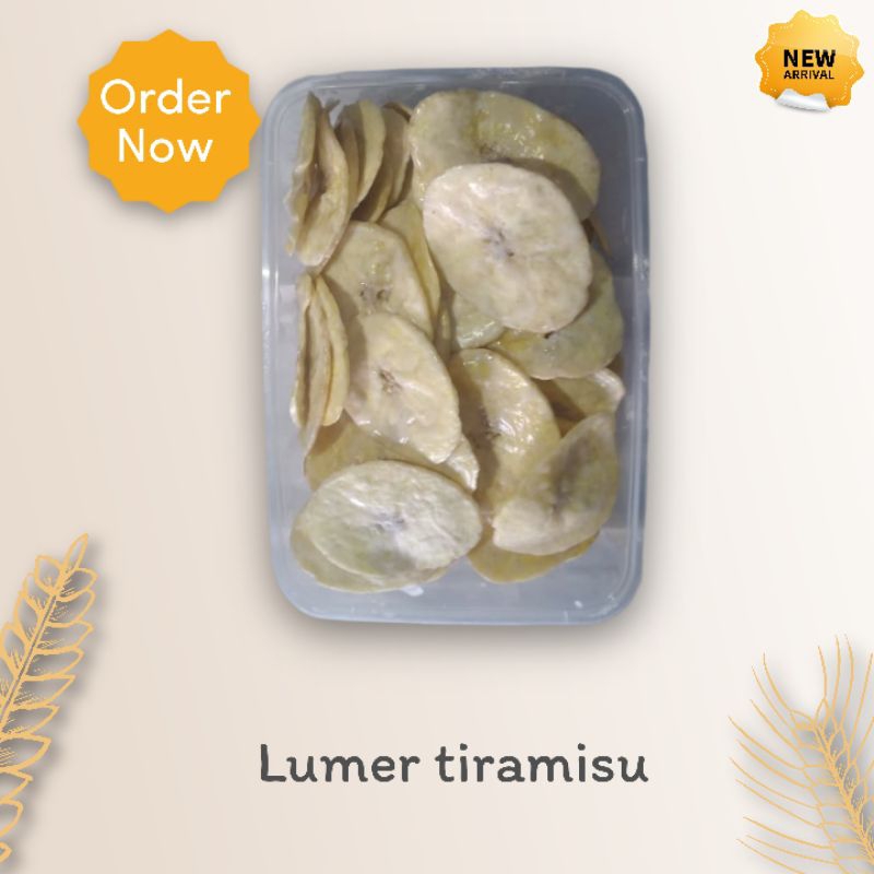 

Keripik pisang coklat lumer Tiramisu