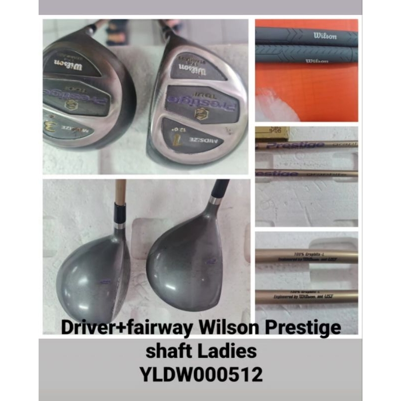 Stik golf Driver+fairway Wilson Prestige shaft LadiesBekas second100% original