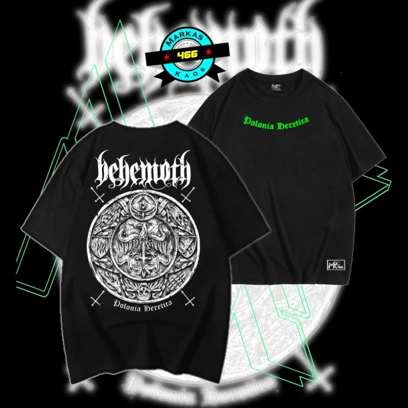 ( Bisa COD ) Kaos Lengan Pendek Kekinian / Kaos Sablon Campuran DTF dan Glow In The Dark Desain Behe