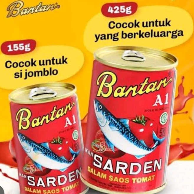 

SARDEN BANTAN dalam saos tomat 425g