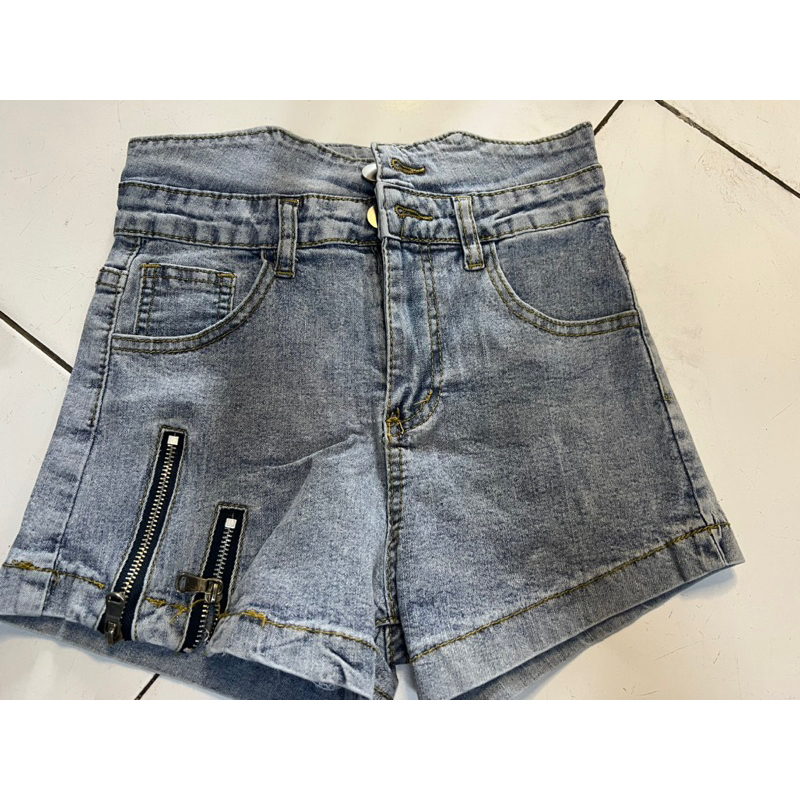 celana jeans ABG pendek hotpants denim levis premium korea 6358 style