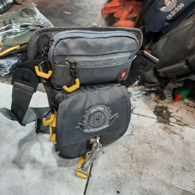 tas selempang tough warrior import tas pinggang paha/tas pria/tas paha/tas pinggang