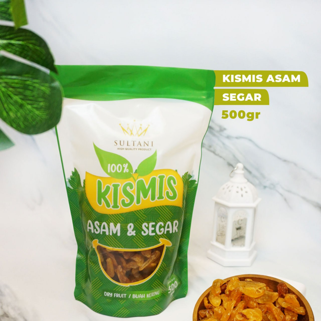 

Kismis Golden Raisin Premium Asam Segar Kuning Simin Fresh Oleh-Oleh Haji dan Umroh Organik Termurah