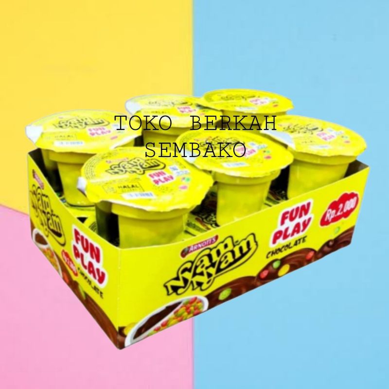 

Arnott's Nyam Nyam Fun Play Krim Cokelat Isi 12 PCS -1 PACK