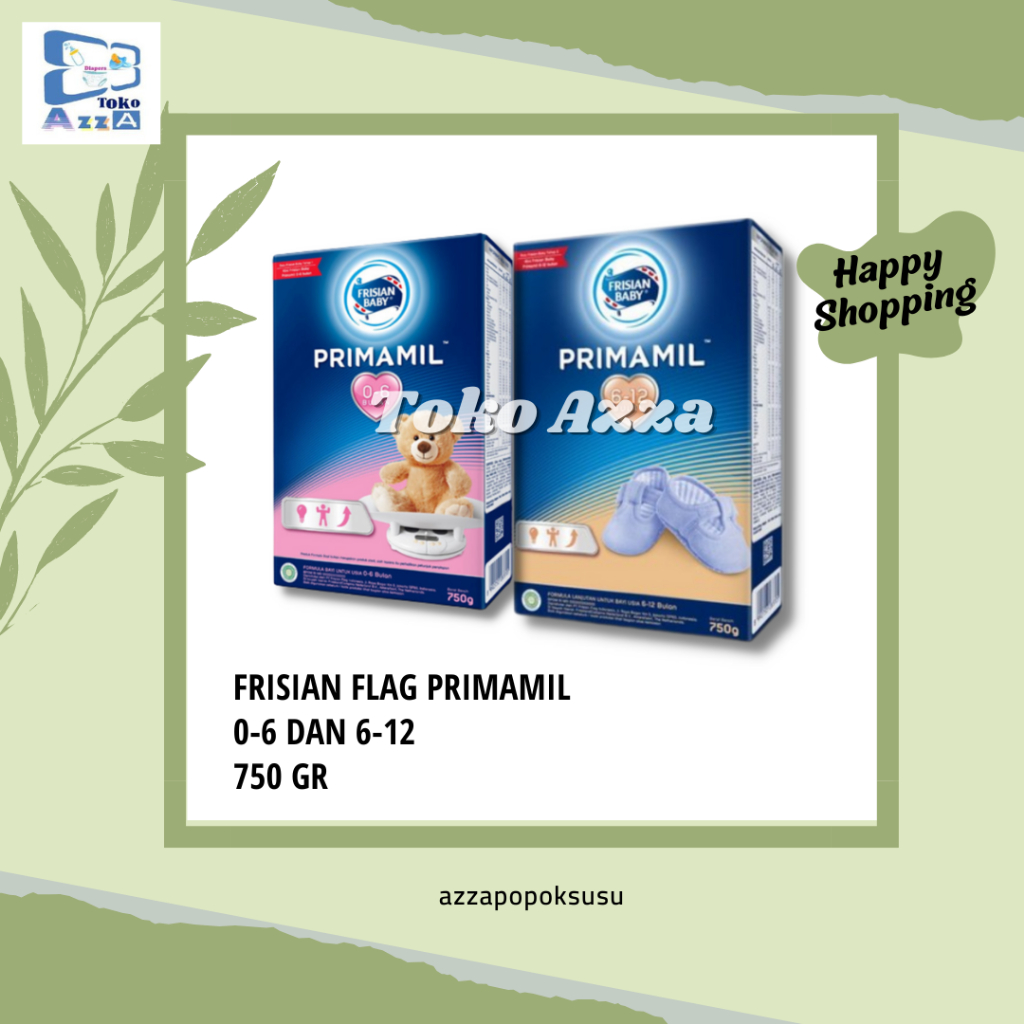TOKO AZZA 2 - FRISIAN FLAG BABY PRIMAMIL SUSU FORMULA BAYI USIA /0-6 dan 6 - 12 BULAN