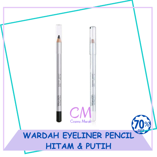 CM ✨ WARDAH Eyeliner Pencil Hitam & Putih