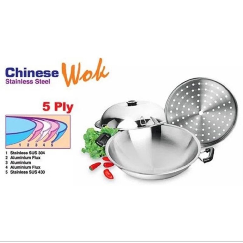 ZEBRA WAJAN PANCI STEAMER 5 PLY 38CM 176201