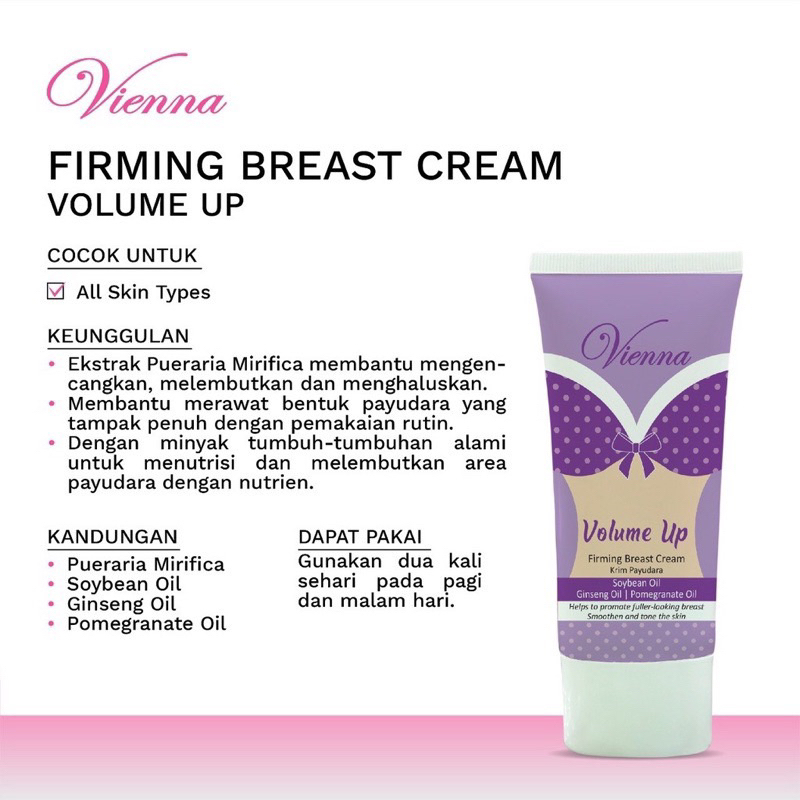 VIENNA FIRMING BREAST CREAM PUSH UP 80ML