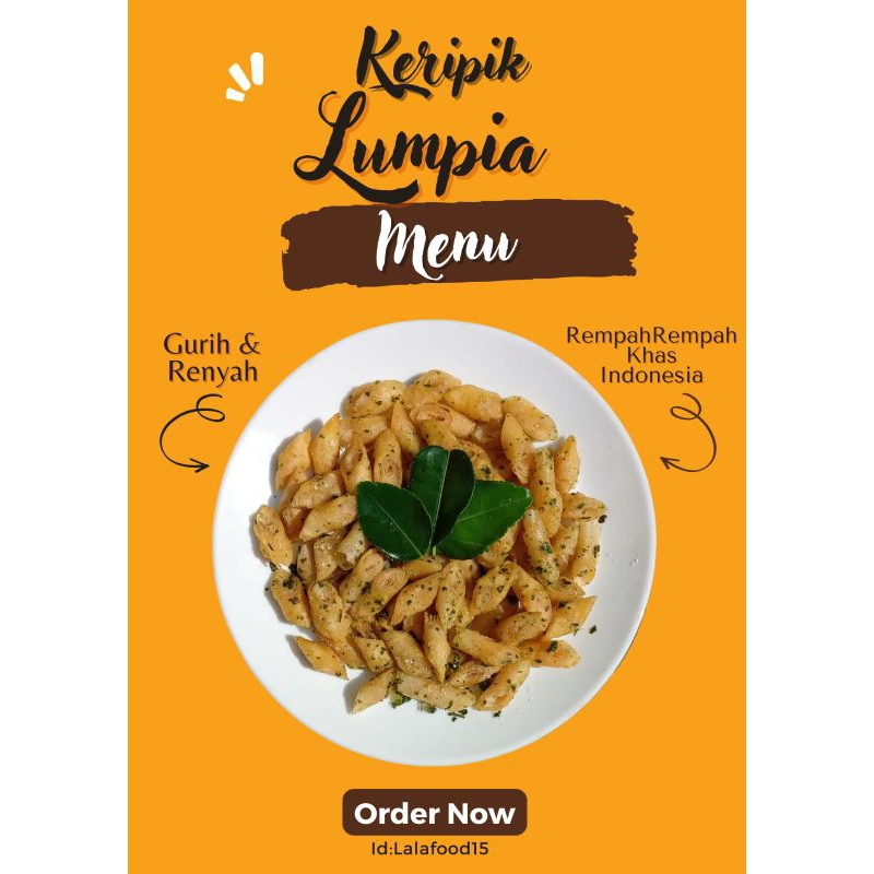 

Kripik Lumpia/Lumpia Cikruh /Lumpia gulung Viralll daun jeruk/Cemilan Murah